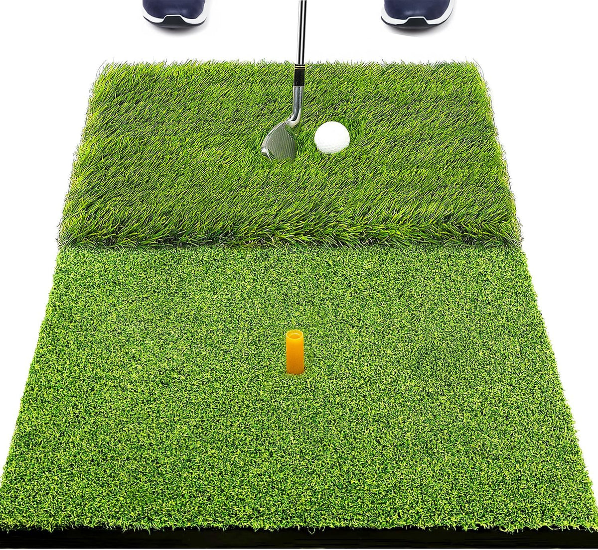 Premium Foldable Heavy-Duty Golf Hitting Mat with 10mm EVA Backing - Perfect for Indoor/Outdoor Swing & Chipping - Ideal Golf Gift for Men & Women