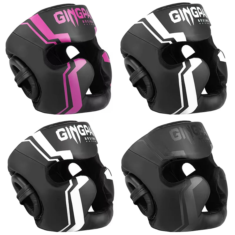 Ultimate Boxing & MMA Safety Helmet - Full-Coverage Headgear for Adults & Kids | Perfect for Muay Thai & Kickboxing Training