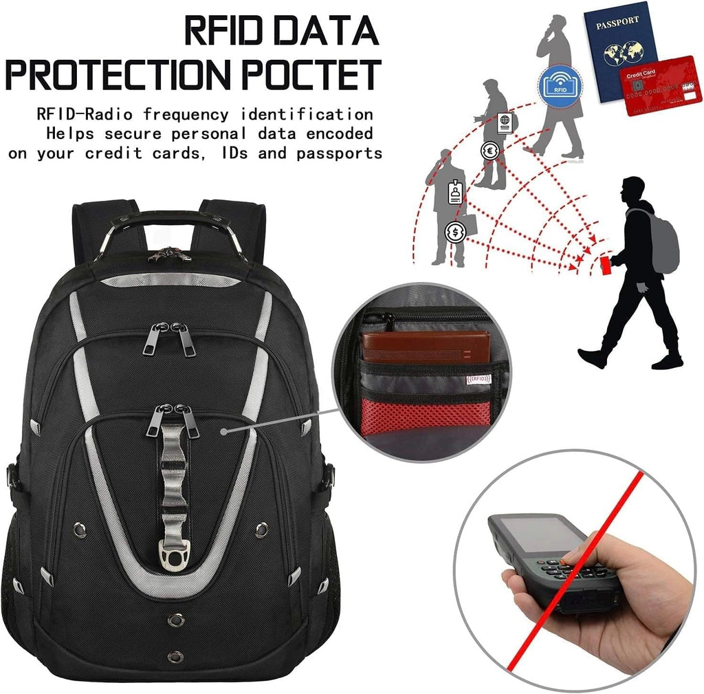 Extra Large 18.4" Laptop Backpack for Men - 55L-60L Travel & Work Companion