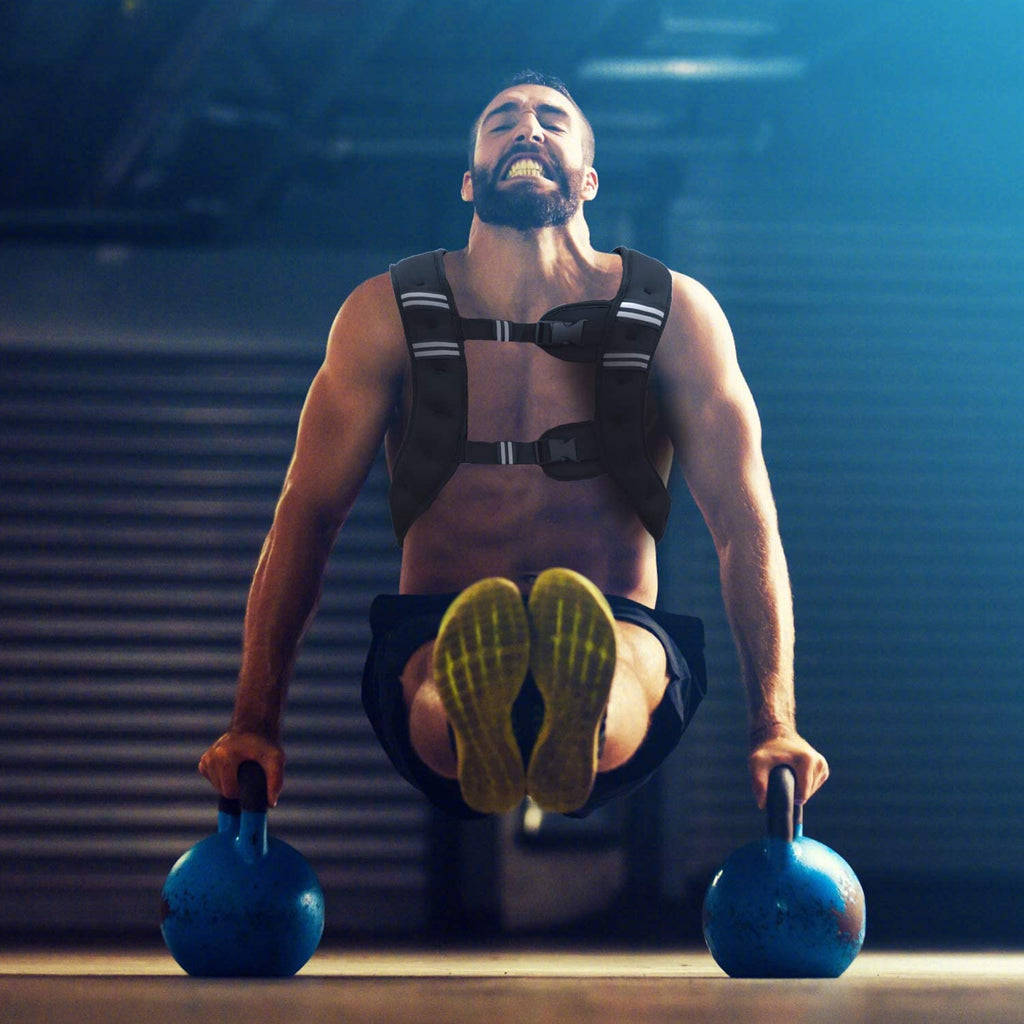 Versatile Weighted Vest for Men & Women - Choose 11Lbs or 18Lbs for Ultimate Rucking Performance